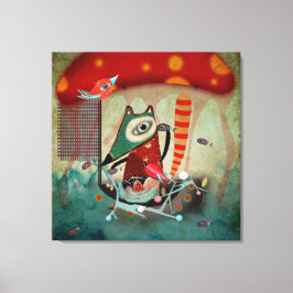 シーセーラーキツネネストアンドバーズ キャンバスプリント