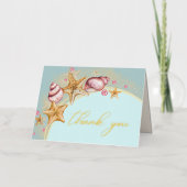 シーセ結婚ル金箔サンキューカード 箔シーズンカード (正面)