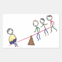 シーソーの太った男