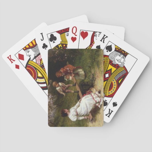 シーソーの子ども（Frederick Morgan著） トランプ (裏面)