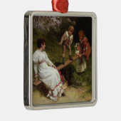 シーソーの子ども（Frederick Morgan著） メタルオーナメント (右)