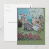 シーソー・マージェリー・ドー 童謡 ポストカード (正面/裏面)