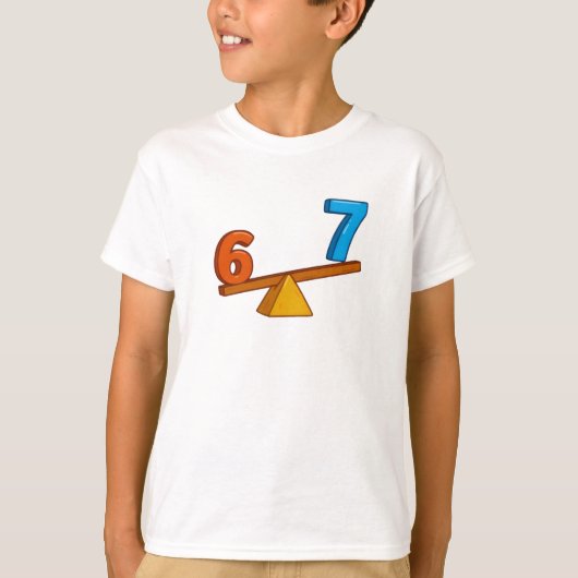シーソー 6 7 Tシャツ (正面)