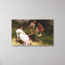 シーソ遊ーの子ども（フレデリック・モーガン）