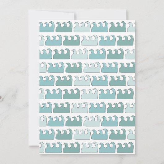 シータコの赤ちゃんシャワーの下で 招待状 (裏面)