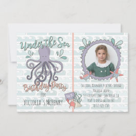 シータコバースデーパーティー写真Inviteの下 招待状