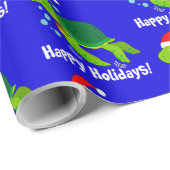 シータートルインアサンタハットハッピーホリデーズTシャツW ラッピングペーパー (ロールコーナー)