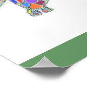 シータートルオンカンバス ポスター (角)