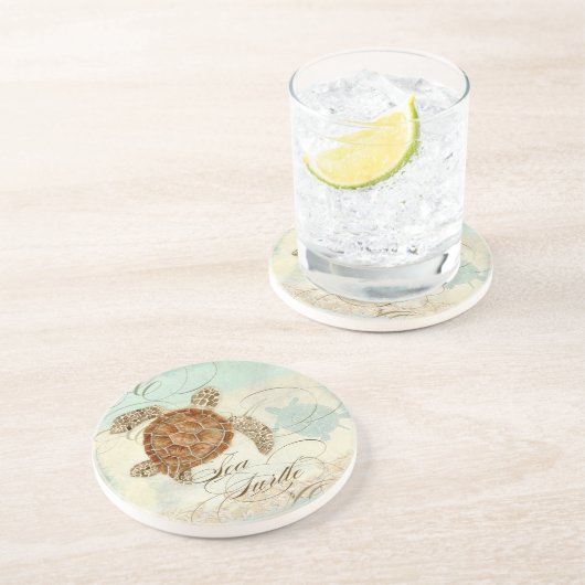 シータートルコーストビーチホームデコールコースター コースター (側面)