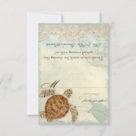 シータートルコーストビーチ- DIYテント座席表 招待状