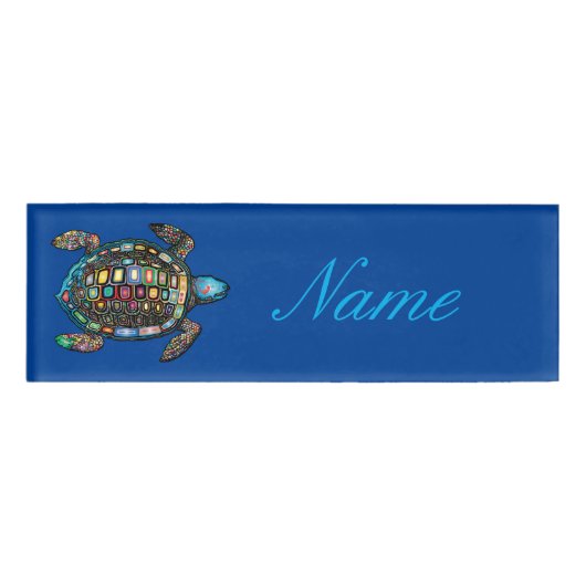 シータートルサンダーコーブ 名札 (正面)