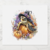 シータートルシャツシーハロウィーン スパークリングワインラベル (シングルラベル)