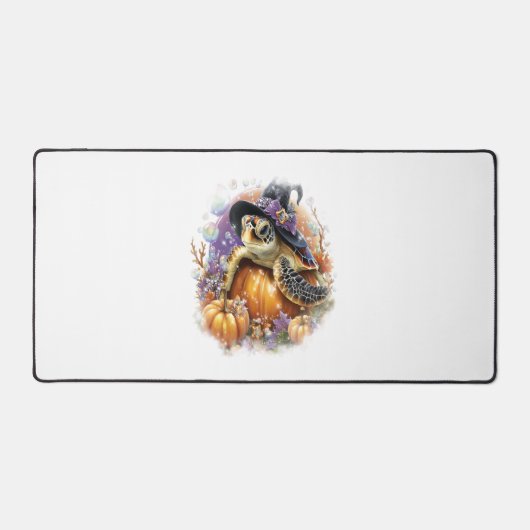 シータートルシャツシーハロウィーン デスクマット (正面)