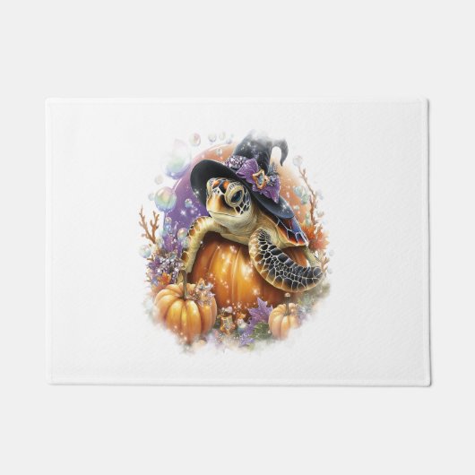 シータートルシャツシーハロウィーン ドアマット (正面)