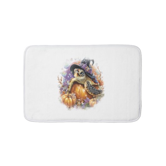 シータートルシャツシーハロウィーン バスマット (正面)