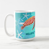 シータートルズウェルカムビーチハウスことわざ コーヒーマグカップ (左)
