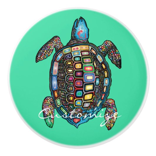 シータートルズサンダーコーブ セラミックノブ (正面)