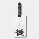 シータートルズサンダーコーブ ラゲッジタグ (裏面縦)