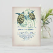 シータートルズトロピカルビーチリハーサルディナー 招待状 (スタンド正面)