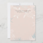 シータートルズビーチ結婚式サンゴティール（緑がかった色）ターコイズ (裏面)