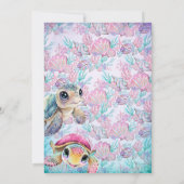 シータートルセカンドバースデー招待状 招待状 (裏面)