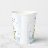 シータートルハッチリングガールベビーシャワー紙 紙コップ (右)