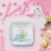 シータートルハッチリングボーイ赤ちゃんシャワー紙 ペーパープレート (パーティー)