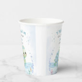 シータートルハッチリングボーイ赤ちゃんシャワー紙 紙コップ (右)