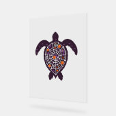 シータートルハロウィーンスパイダー – くもの巣カボチャ幽霊ホール アクリルサイン (傾斜)