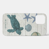 シータートルビーチショア素朴ヴィンテージ流木 Case-Mate iPhoneケース (裏面 (横))
