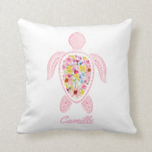 シータートルベビーガール子供部屋カスタム枕 クッション