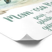 シータートルベビーシャワーマムオサバー ポスター (角)