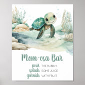 シータートルベビーシャワーマムオサバー ポスター (正面)