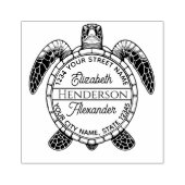 シータートルベリービューネーム差出人住所 ラバースタンプ (インプリント)