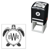 シータートルベリービュー3イニシャルモノグラム#1 セルフインキングスタンプ (インサイチュ)