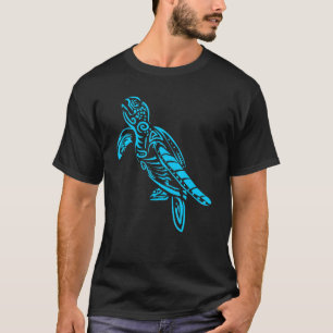 シータートルマオリ – ハワイアントライバル Tシャツ