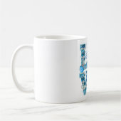 シータートルラブシャツ海ビーチ動物愛好家 コーヒーマグカップ (左)