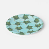 シータートル紙プレート ペーパープレート (アングル)