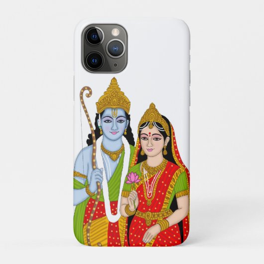 シーターラーマ様の携帯ケース - 神聖な保護とエレガンス Case-Mate iPhoneケース (裏)