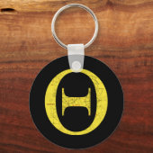 シータ – 数学記号 キーホルダー (正面)