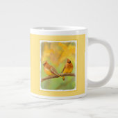 シーダーワウ絵画グウィングの – かわいいオリジナルドッグアート ジャンボコーヒーマグカップ (右)