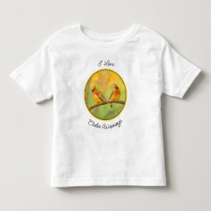 シーダーワウ絵画グウィングの – かわいいオリジナルドッグアート トドラーTシャツ