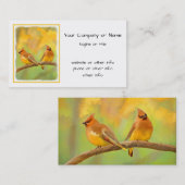 シーダーワウ絵画グウィングの – かわいいオリジナルドッグアート 名刺 (正面/裏面)