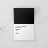 シーッ！おしゃべりバブル 招待状 (内部)
