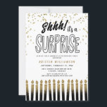 シーッ！サプライズおもしろい60th誕生日キャンドル 招待状<br><div class="desc">シーッ！これはサプライズおもしろい60th誕生日キャンドル招待状あなたのゲストは、この招待を見るだけで特別なパーティーになることを知っている！</div>