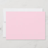 シーッ!サプライズモダン誕生日パおもしろいーティー 招待状 (裏面)