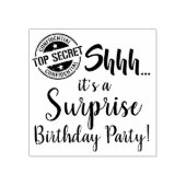 シーッ…サプライズ誕生日パーティーだ！ ラバースタンプ (インプリント)