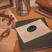 シーッ…サプライズ誕生日パーティーだ 楕円形シール