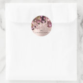 シーッ！サプライズ誕生日パーティー風船ブルガン ラウンドシール (バッグ)