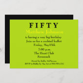 シーッ…サプライズ!!!!! 招待状 (正面/裏面)